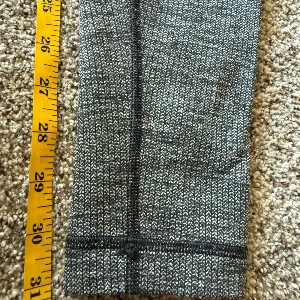 Size 4 31 inch inseam Lululemon Wunder Under high waist Legging gray